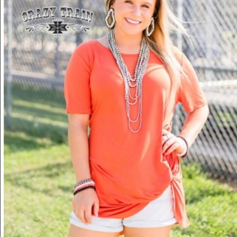 Crazy train tie knot shirt